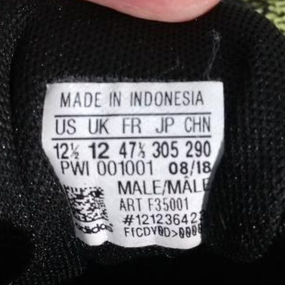 Adidas Traxion Questar Trail Neon/Black Athletic Shoes-Size 12-1/2 - Picture 4 of 6